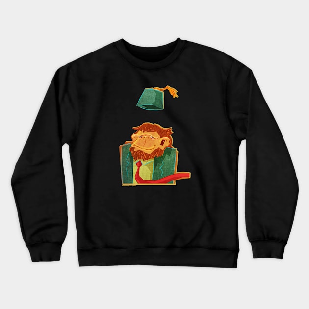 ROLAND THE CHIMP Crewneck Sweatshirt by zerostreet